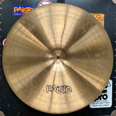 Paiste 20" 2002 Black Label Crash Ride Cymbal - 1980s - Traditional with S/N image 7