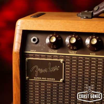 RARE 1984 Fender Super Champ Pro Paul Rivera Solid Oak Cabinet image 6