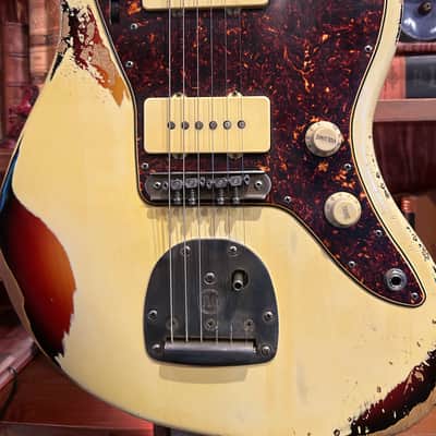 Shabat Leopard 2020s  - Aged Olympic White over 3-tone Sunburst image 2