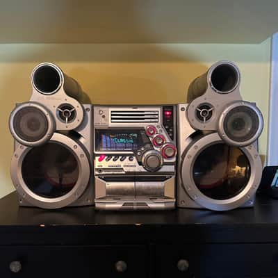 JVC Compact Stereo System MX-GT90 CD Dual Cassette Freshly Serviced Top Modelš„ image 2