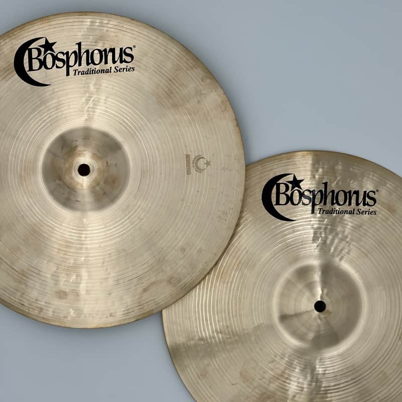 Bosphorus 14" Traditional Series Hi-Hat Cymbals image 1