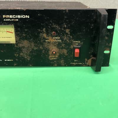 Grommes G125M Precision Power Amplifier RackMounted Solid State 125W Per Channel 1981 -1984  For Repair image 3