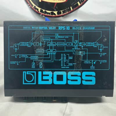 Boss RPS-10 Micro Rack Series Digital Pitch Shifter / Delay 1986 - 1991 - Black image 5