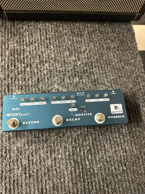 Mosky Audio RD5 Multi-Effects Pedal 2020s - Blue image 1