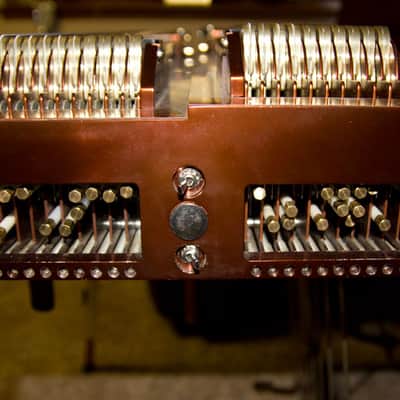 Sierra Olympic Double 10 D10 Pedal Steel Guitar with case 1979 Rosewood/Maroon/Gold image 4