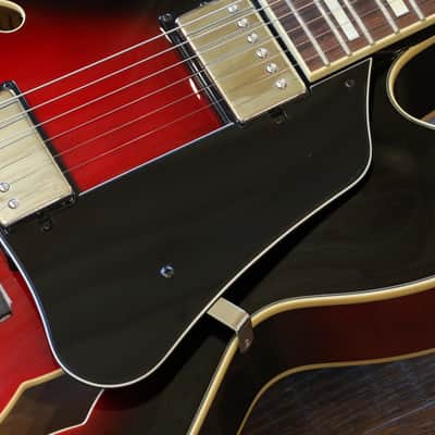 2015 Ibanez Artcore AF75-TRS-12-06 Hollowbody Electric Guitar Trans Red Sunburst + Hard Case image 4