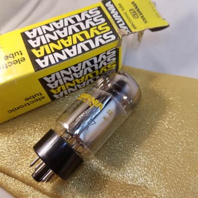 Sylvania etc. 8417 tNOS AT1000 TESTED Vacuum Tube early side and top getter hi-fi beam power pentode 1963-1978 image 1