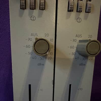 Ultra-rare! Pair vintage RFT RFZ KV Channelstrip East German V676! Fully discrete, transformer balanced, insane 80dB Gain for ribbons! MV810 successor! image 3