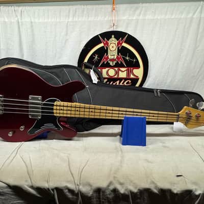 Sandberg Florence 30" Short Scale 4-string Bass with Gig Bag 2020s - Ruby Red image 1