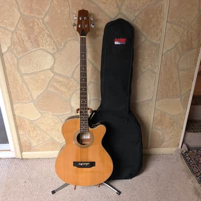Takamine Jasmine ES-50c Acoustic/Electric Bass & Gigbag image 2