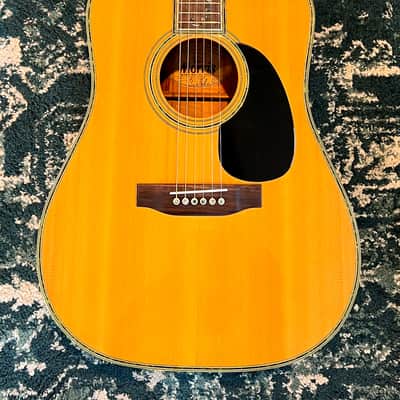 Morris W-65M "Tree of Life" 1970s MIJ Acoustic Natural W/HARD CASE image 1