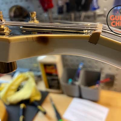 2014 Gibson Custom Shop Les Paul Custom Alpine White – Vintage Patina – COA + Original Case image 17