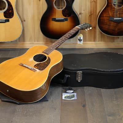 Vintage! 1940's Gibson J-50 Dreadnought Acoustic Guitar Natural + HSC image 1