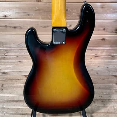 Fender James Jamerson 1962 Precision Electric Bass Guitar - 3-Tone Sunburst image 4
