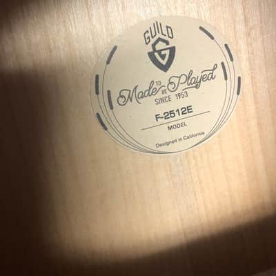 Guild F2512E Maple image 14