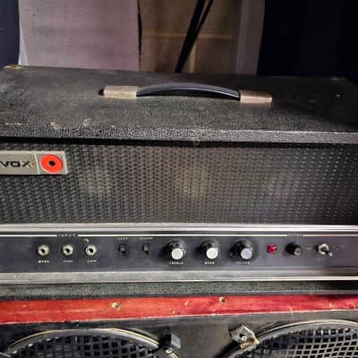 Univox 1236 100 watt tube guitar/bass head vintage 70s image 1