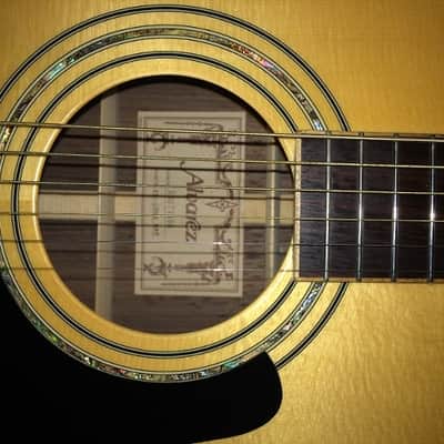 ALVAREZ-PD-100S-ACOUSTIC-TREE-of-LIFE-GUITAR-W-CASE-Exce image 6