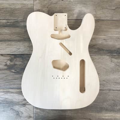 Made to Order - FRANCHIN Raw Mars guitar body without finish Basswood Poplar SS SH Right-hand Left-hand Lefty Telecaster-Tele-T-Style Made in Italy image 7