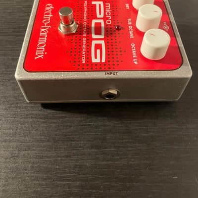 Electro-Harmonix Micro POG Polyphonic Octave Generator 2007 - Present - Red / Gray image 3