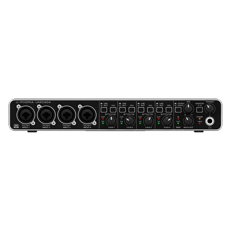 Behringer U-PHORIA UMC404HD 4x4 USB Audio Interface image 1
