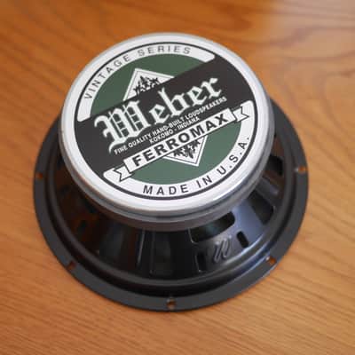 Weber 8F125 8" Ceramic Speaker (Vintage Series Ferromax 8F125H, 4 Ohms, 20 Watts, 8 Inch, Hemp Cone) for Fender Champ image 3