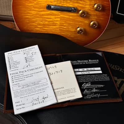 2012 Gibson Les Paul 1959 Historic Collection Tom Murphy Aged image 19