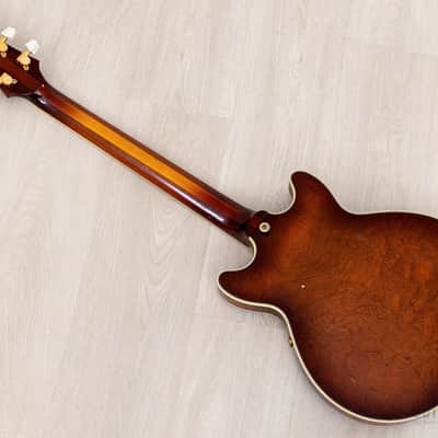 1990 Ibanez Artstar AM200 Burl Mahogany Vintage Semi-Hollow Guitar Antique Violin image 10