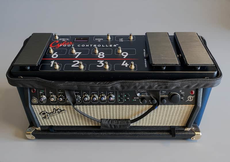 Fender Cyber-Twin Head w/ Original MIDI Foot Controller – Excellent Condition – Fully Functional image 1