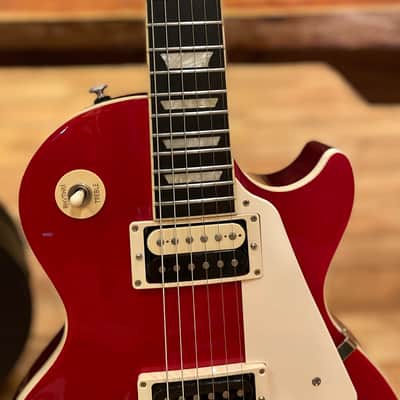2021 Gibson Les Paul Classic HH Electric Guitar in Transparent Red w/ Gibson OHSC image 11