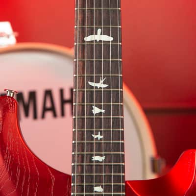 PRS CE 24-08 Swamp Ash 2025 Satin Red Apple Metallic image 5