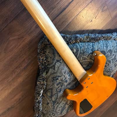Dean Jeff Berlin Signature European Custom Natural Amber and Ebony Bartolini image 12