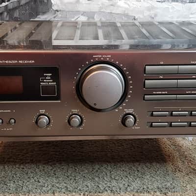 JVC JVC RX-315 vintage 2-channel FM/AM digital synthesizer stereo receiver 1994 - Bronz/silver image 3