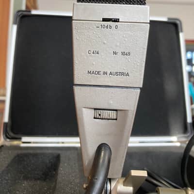 AKG C 414 original MIKROFON vintage CK 12 brass image 3