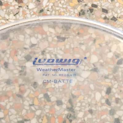 Ludwig 12" Weather Master Clear CM-BATTER Drum Head Vintage image 2