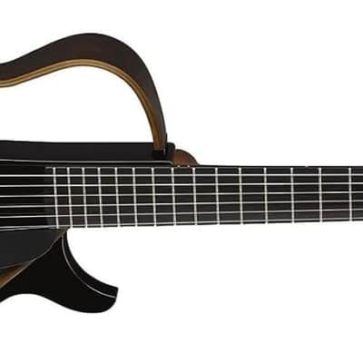 Yamaha SLG200N Nylon String Silent Guitar - Trans Black image 4