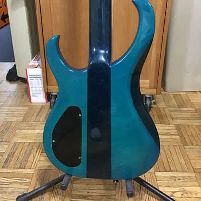 Modulus Graphite TBX 5 String Fretless 1988 Teal image 5