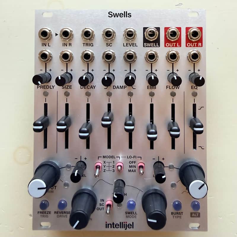 Intellijel Swells Multi-Model Dynamic Stereo Reverb 2026 - Grey image 1