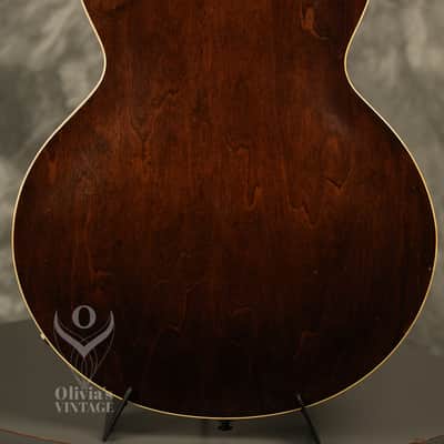 1956 Gibson ES-225 T Sunburst with original Brown hardshell case image 19