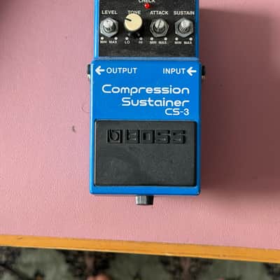 Boss CS-3 Compression Sustainer (Silver Label) 1997 - Present - Blue image 1