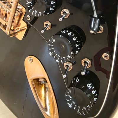 1965 Fender Stratocaster Pre-CBS David Gilmour The Black Strat vintage 60s earliest American Custom Shop 1960's USA Guitar image 8
