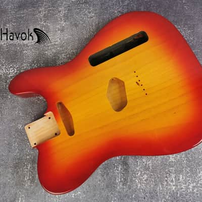 TL Body With Contours 3 Piece Alder, Sienna Burst, Custom T-Style Body, Vintage Guitar Part, Guitar DIY Building Kit, image 1
