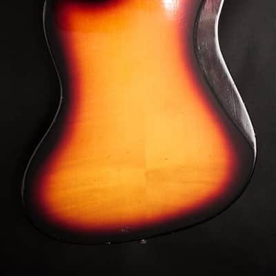 Klira KENTUCKY Jazzmaster Bass 1965 Tobacco Brown Sunburst image 4