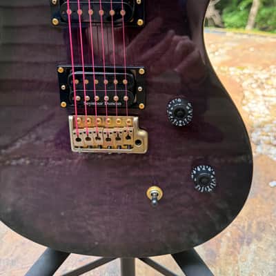 Paul Reed Smith Paul Reed Smith SE Paul Allender - Purple and Black with a Quilt Maple top image 2