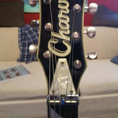 Black Charvel Surfcaster Formerly Owned By Vince Gill image 3
