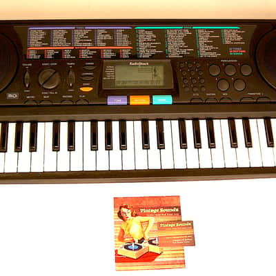 Radio Shack MD-500 early 90s Black MIDI Keyboard image 1