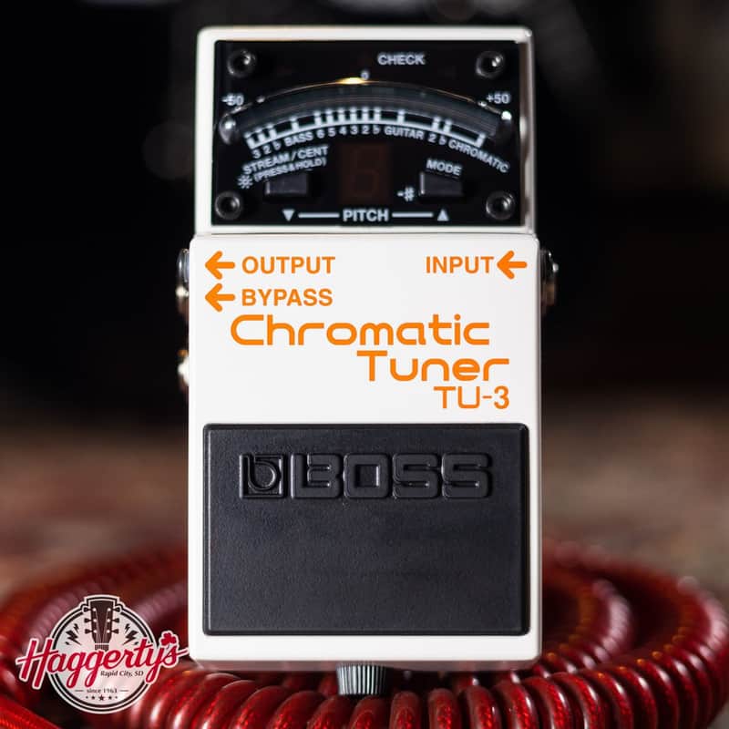 Boss TU-3 Chromatic Tuner Pedal with Bypass image 1
