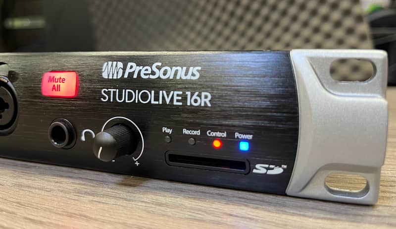 PreSonus StudioLive 16R 16-Channel Rackmount Digital Mixer 2017 - Present - Black image 1