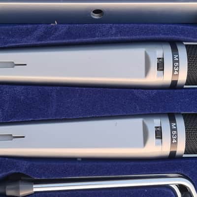 Uher M534 M 534 microphone pair vintage microphones XLR image 2