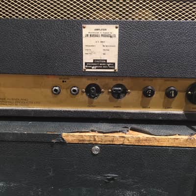 Marshall 1968 JMP 50W Head and Cabinet/Rola Speakers image 3