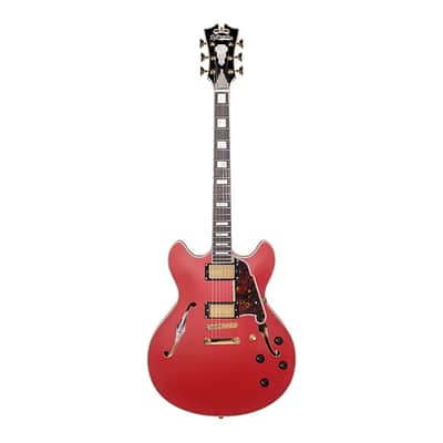 D'Angelico Deluxe DC Semi-Hollow Double Cutaway with Stop-Bar Tailpiece